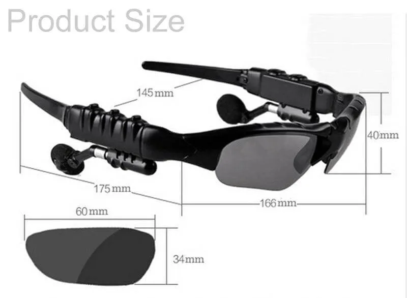 Smart Bluetooth Headset Driving Sunglasses