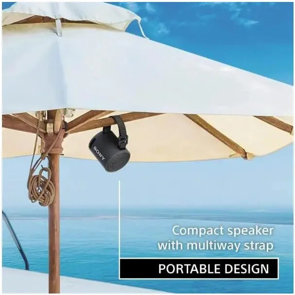 Sony SRS-XB13 Wireless Bluetooth Speaker With Strap - Black