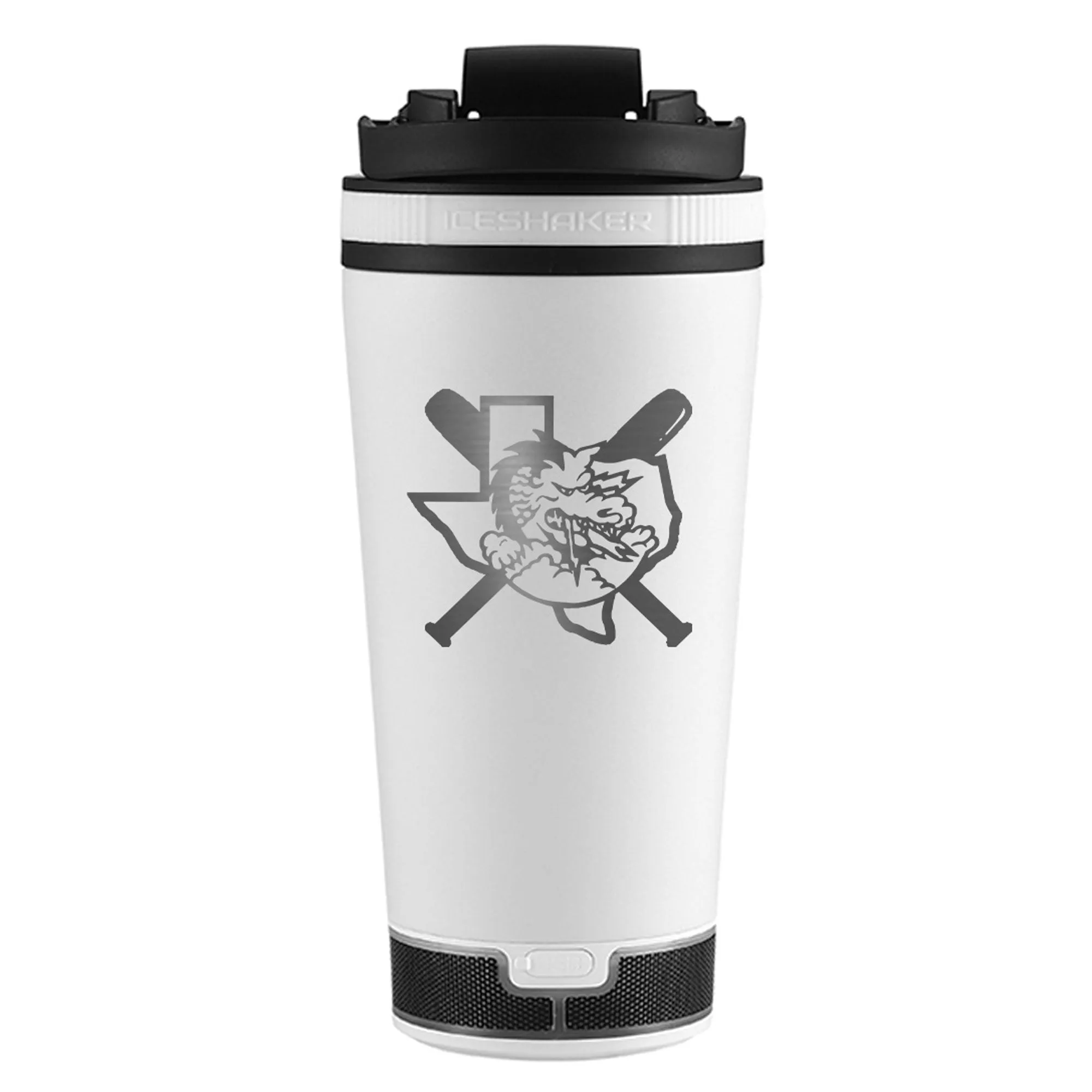 Southlake Dragons Youth Baseball 20oz Speaker Bottle - White