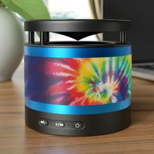 Tie-Dye Metal Bluetooth Speaker and Wireless Charging Pad