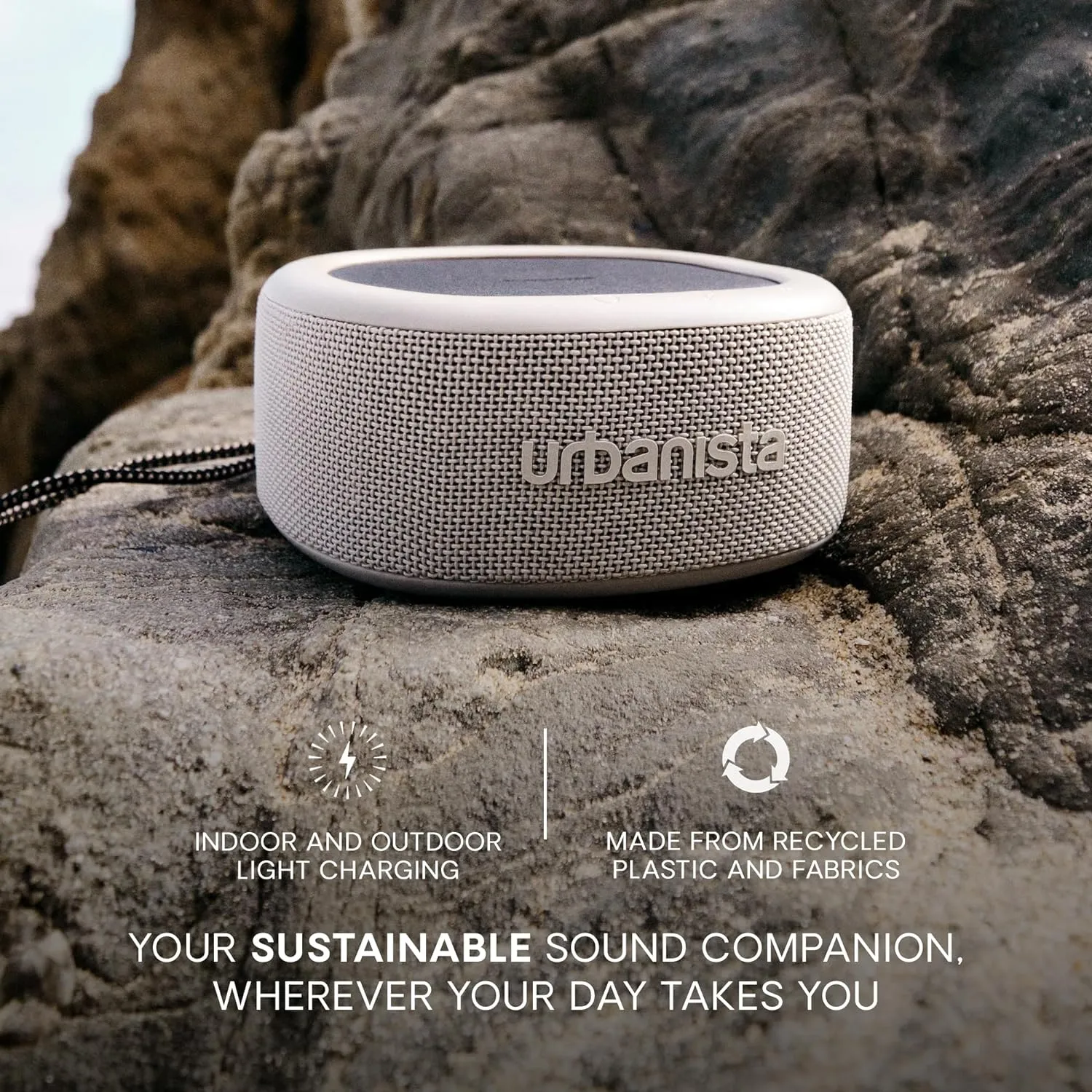 Urbanista Solar Powered Wireless Speaker with 45H Playtime - Malibu