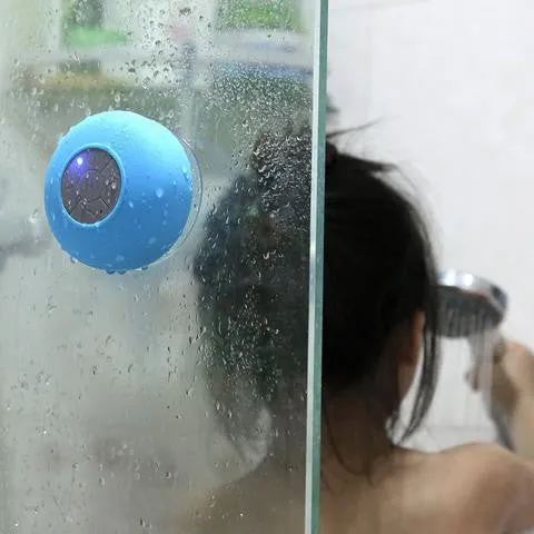 Waterproof Bluetooth Speaker for the Shower and Poolside