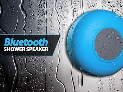 Waterproof Bluetooth Speaker for the Shower and Poolside