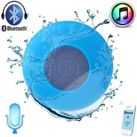 Waterproof Bluetooth Speaker for the Shower and Poolside